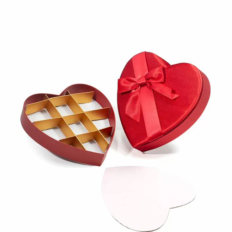 Modèle Sans Couture Avec Cadeau Coeur Aquarelle Rouge Et Amour Pour Boîte- cadeau En Papier D'emballage