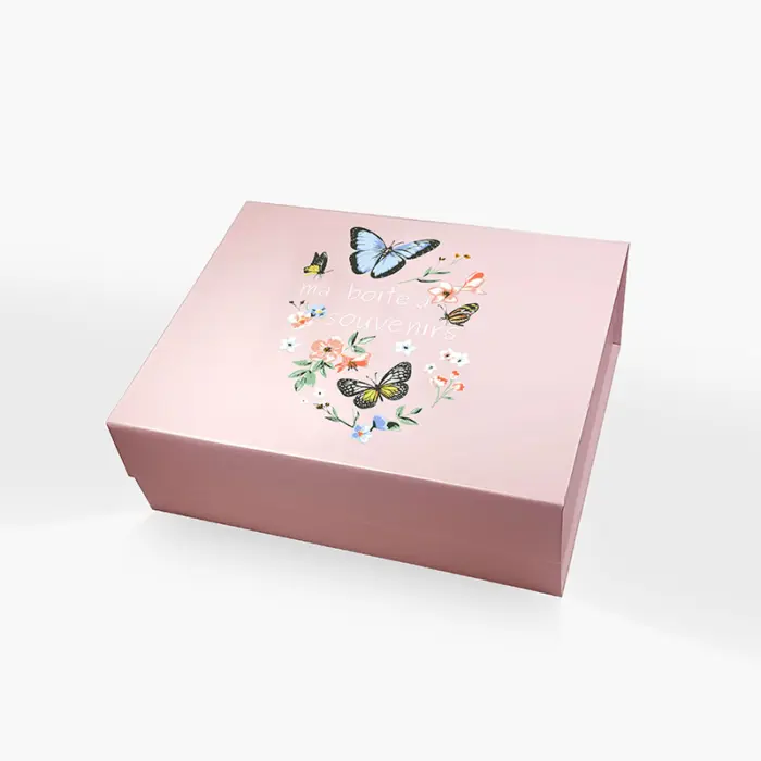 A5 Deep Pink Magnetic Gift Box - Geotobox