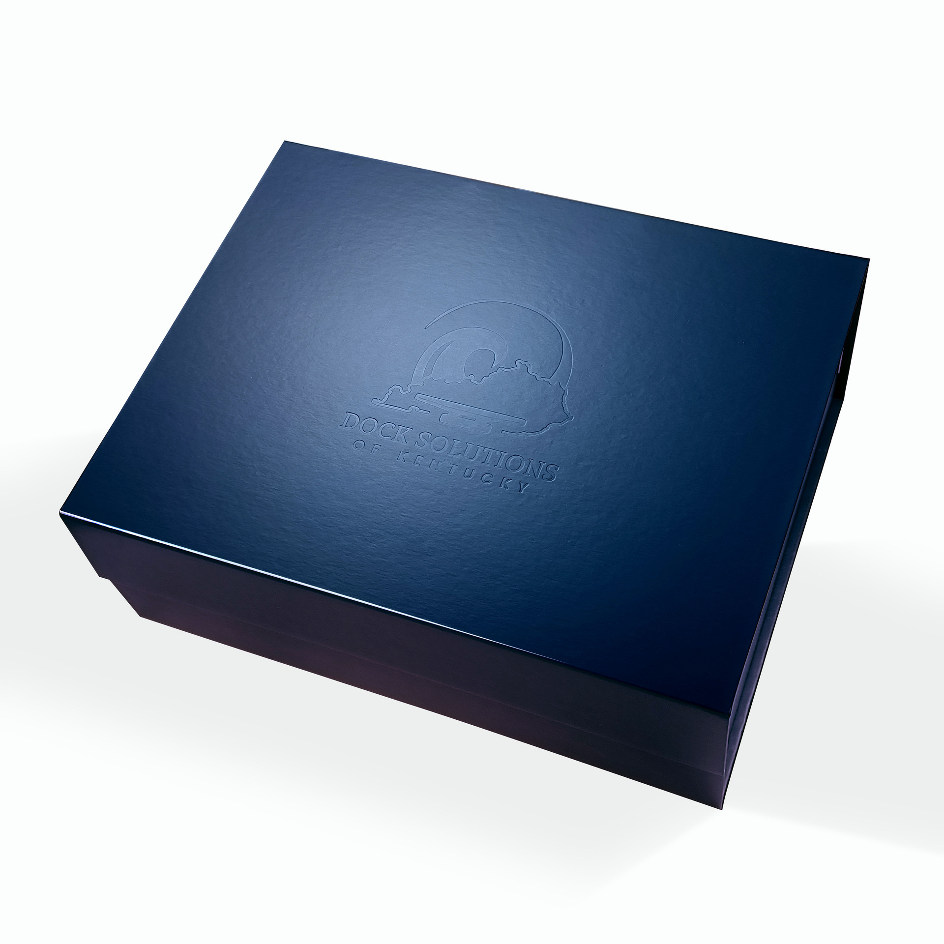 A4 Deep Navy Blue Magnetic Gift Box - Geotobox