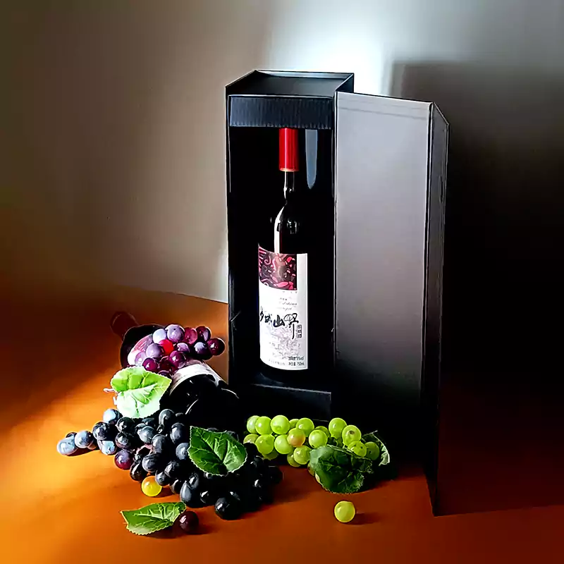 Wine Bottle and Glass Gift Box