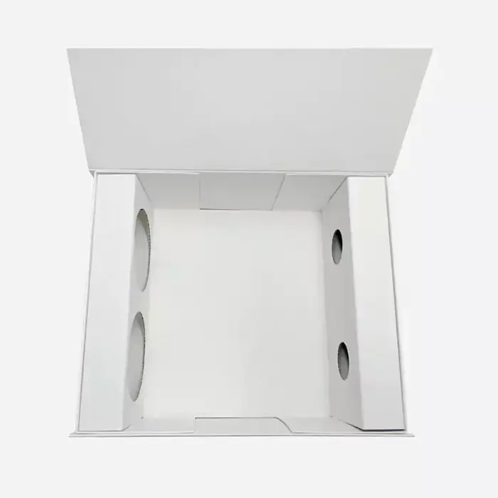 A4 Deep White Magnetic Gift Box - Geotobox