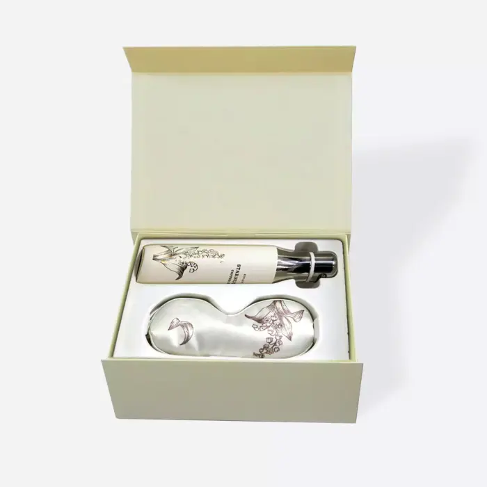 A5 Deep Ivory Magnetic Gift Box with Ribbon - Geotobox