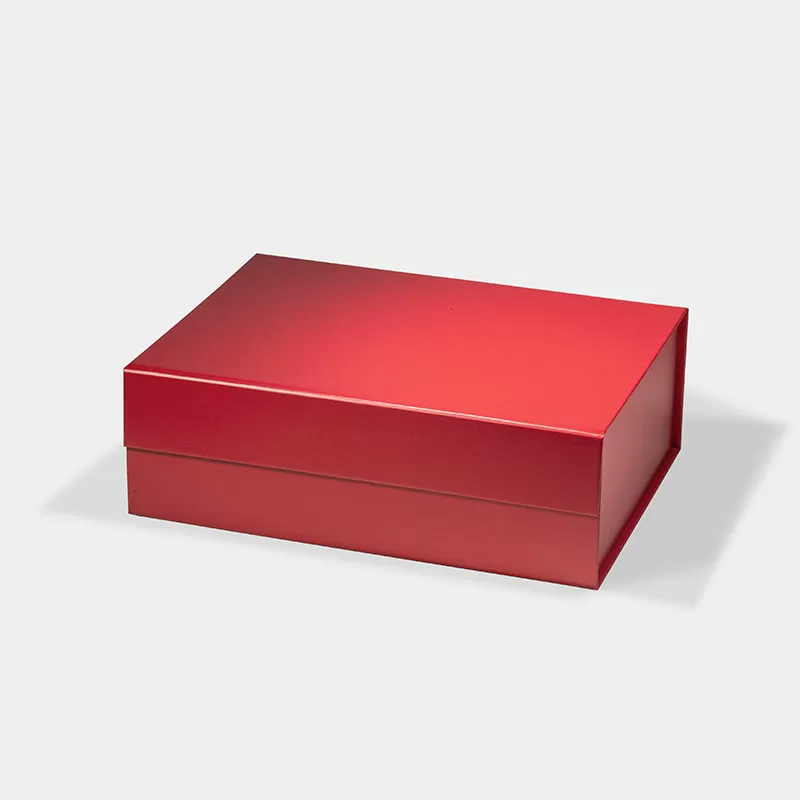 Medium Red Magnetic Gift Box with Ribbon