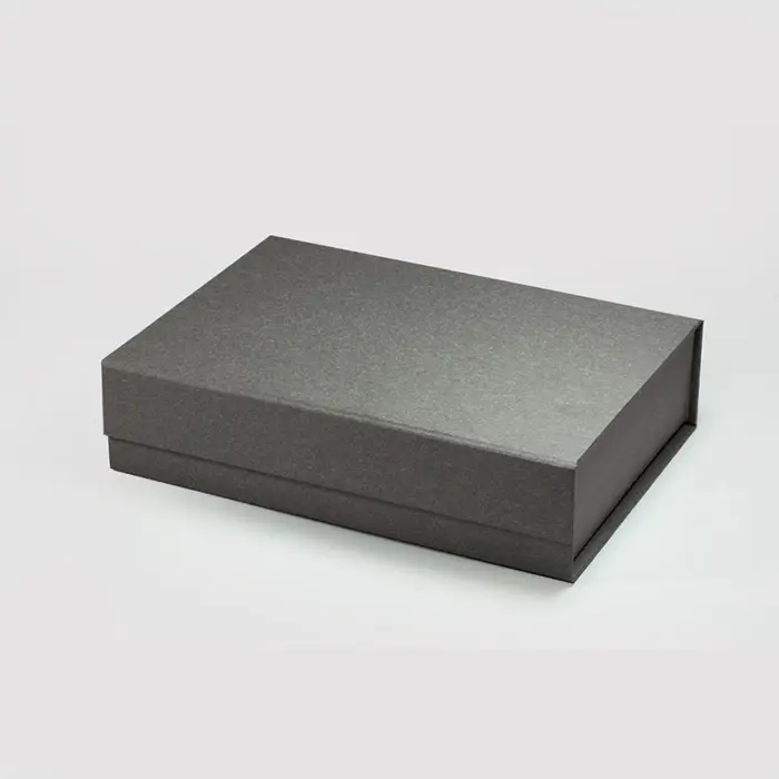 A5 Shallow Grey Magnetic Gift Box - Geotobox