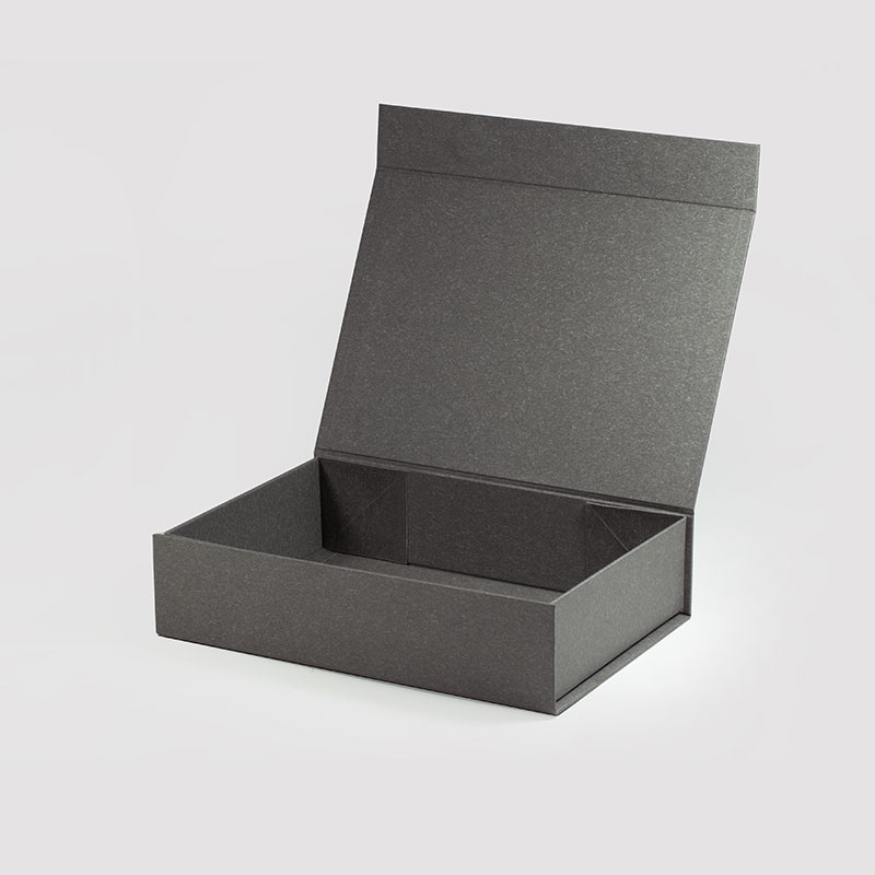 A5 Shallow Grey Magnetic Gift Box - Geotobox