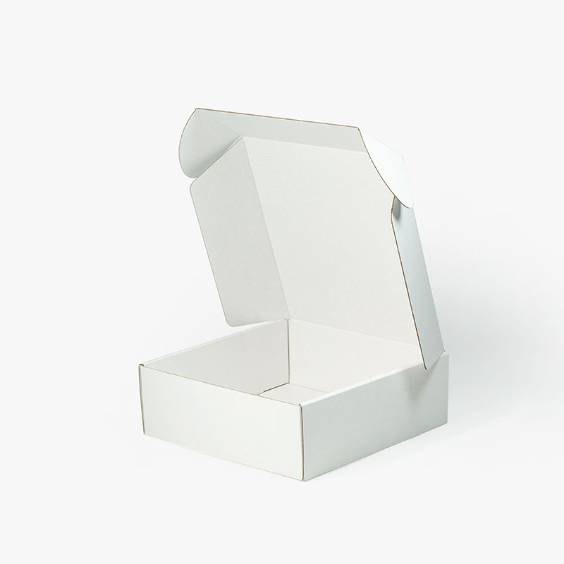 A5 Square White Corrugated Mailer Box - Geotobox