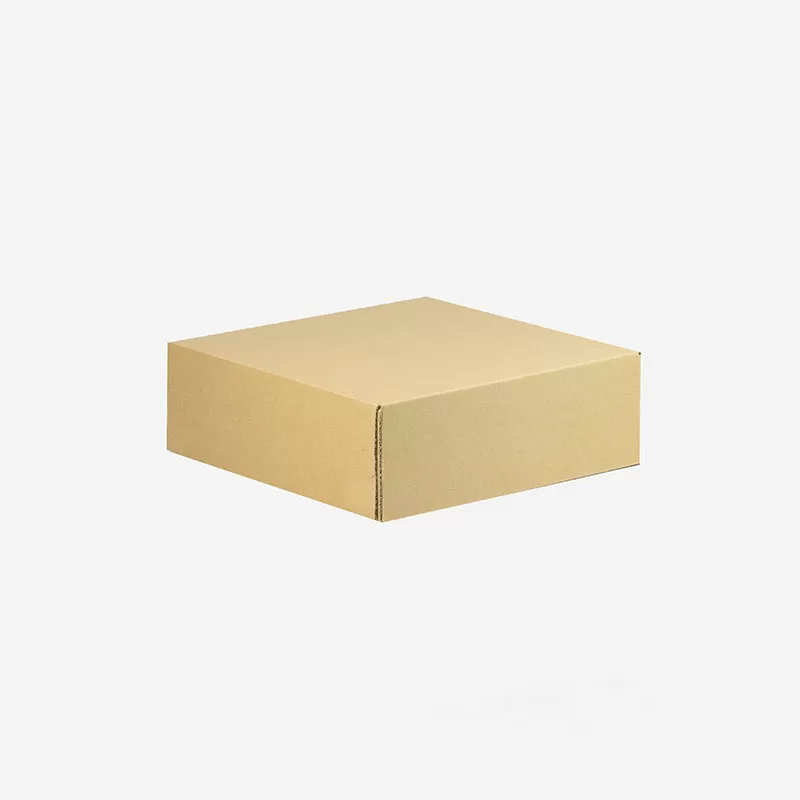 A5 Square Black Corrugated Mailer Box - Geotobox
