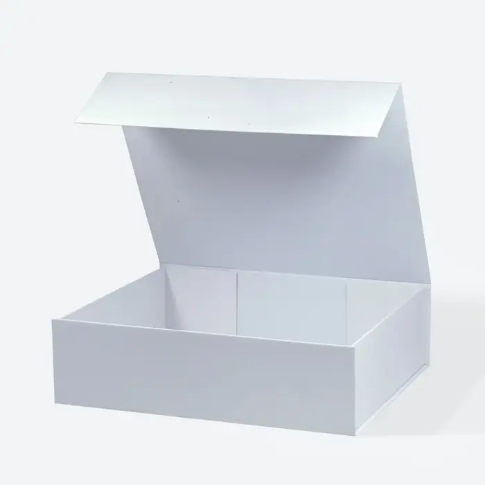 C3 Shallow White Magnetic Gift Box - Geotobox