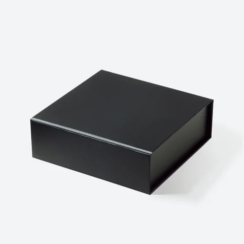 B7 Square Black Magnetic Gift Box