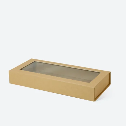 F2 Kraft Magnetic Gift Box with Window