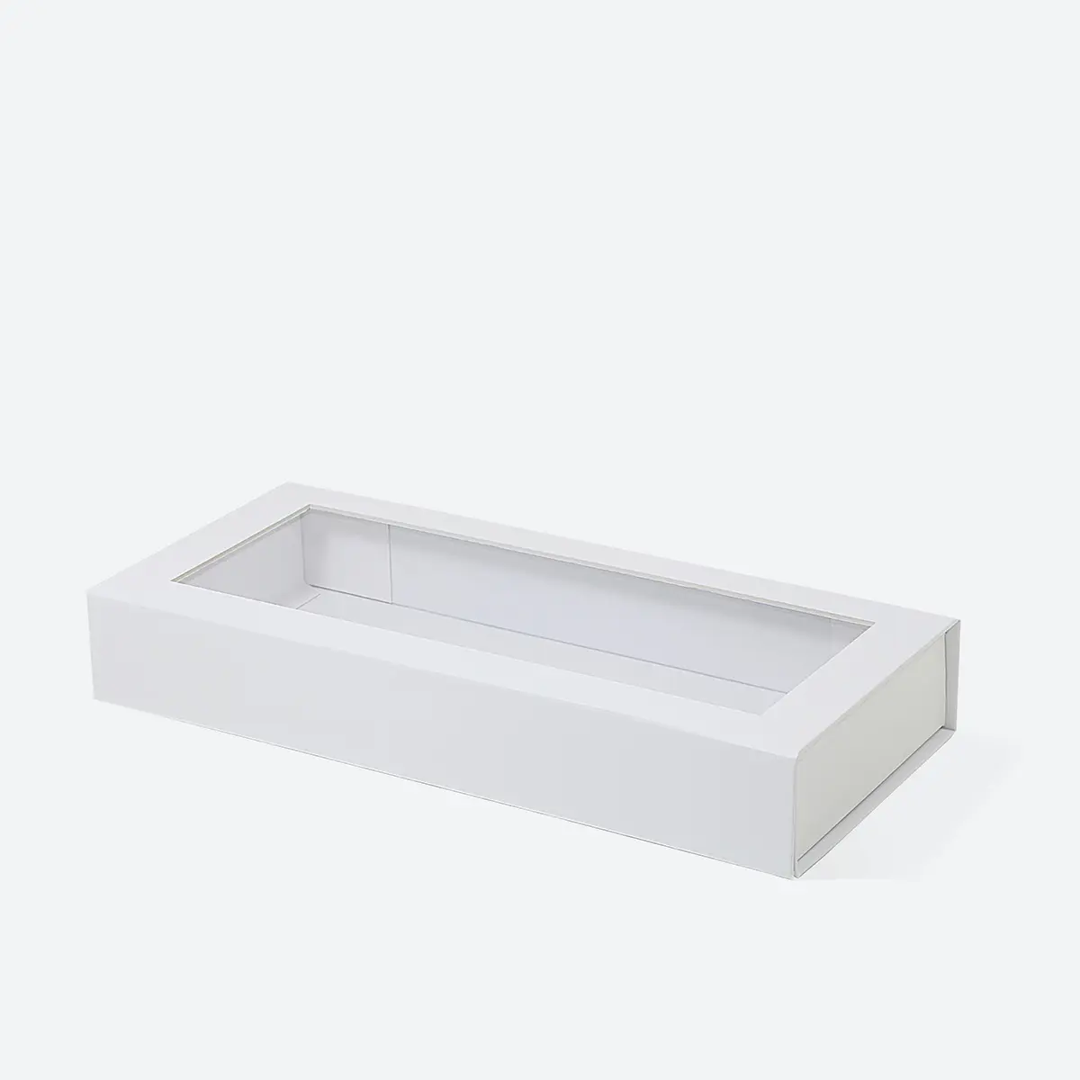 F2 White Magnetic Gift Box with Window