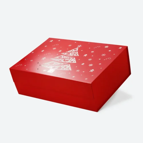 XXL White, Black, Red Christmas Gift Box