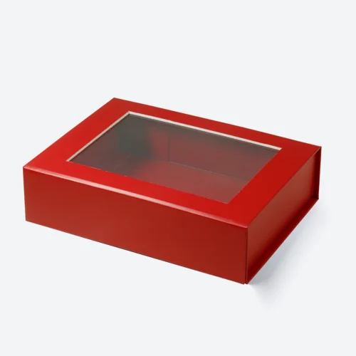 F1 Red Magnetic Gift Box with Window