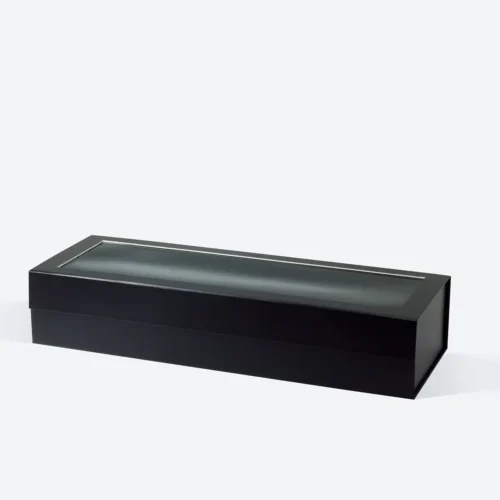 F3 Deep Black Magnetic Gift Box with Window