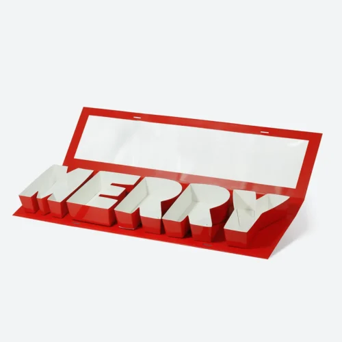 MERRY Letter Shaped Gift Box