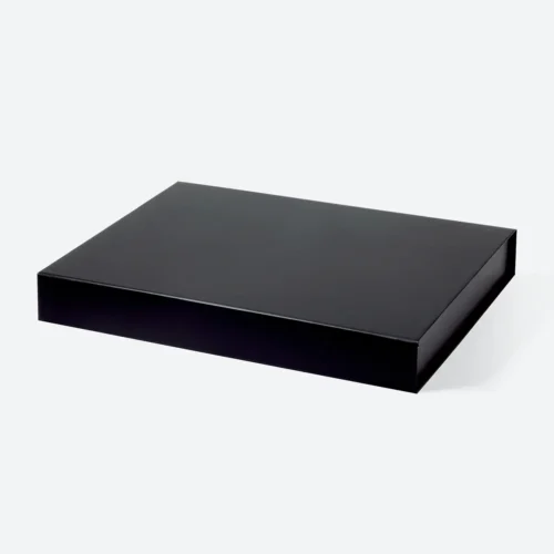 A4 Extra Shallow Black Magnetic Gift Box