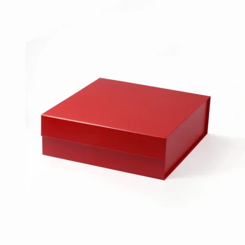 A5 Square Red Magnetic Gift Box