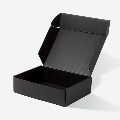 B7 Square Black Corrugated Mailer Box