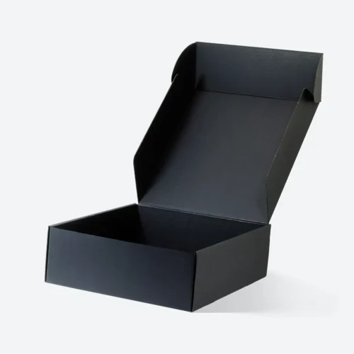 C5 Square Black Corrugated Mailer Box