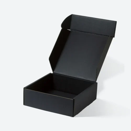 B6 Black Corrugated Mailer Box