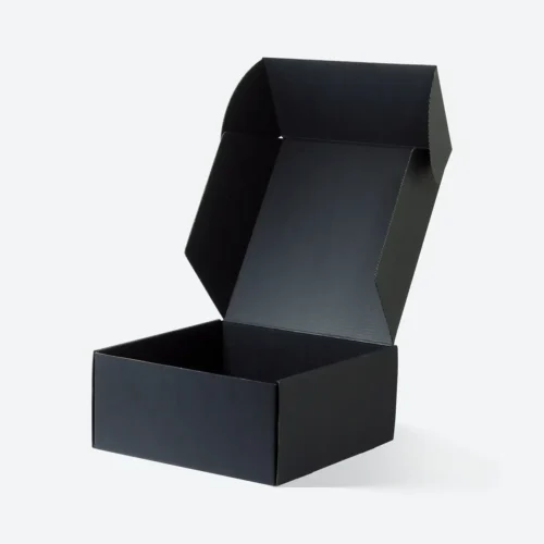 MA Square Black Corrugated Mailer Box